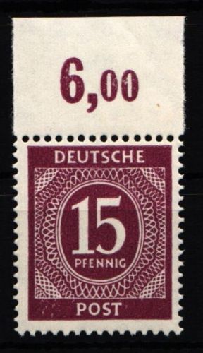 Alliierte Besetzung 921 a P OR ndgz postfrisch #NJ152