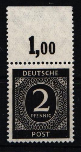 Alliierte Besetzung 912 a P OR dgz postfrisch Farbbestimmung Arge #NJ244