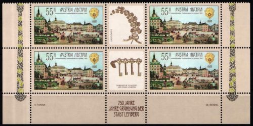 Österreich Viererblock 2627 postfrisch #NA525