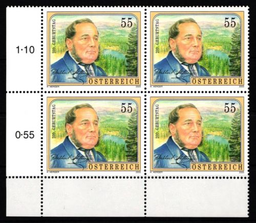 Österreich Viererblock 2550 postfrisch #NA537