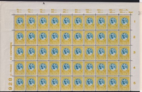 Luxemburg 208-212 postfrisch