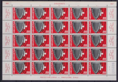 Schweiz 639 postfrisch als Bogen #NJ491