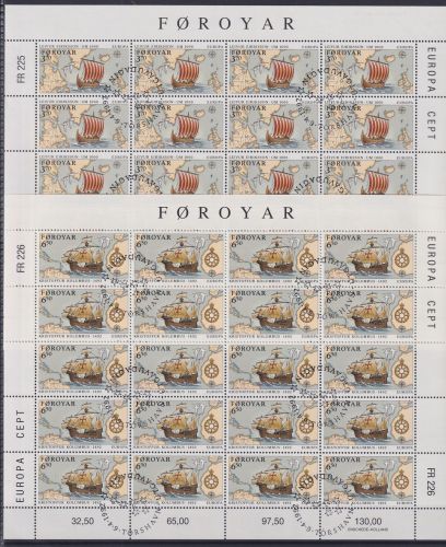Färöer 231-232 gestempelt