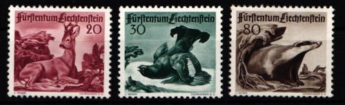 Liechtenstein 285-287 postfrisch Wildtiere #NF122