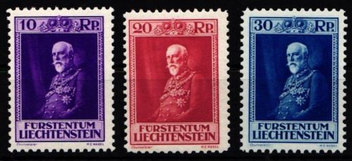 Liechtenstein 122-124 postfrisch