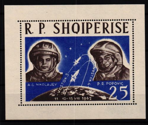Albanien Block 17 postfrisch Raumfahrt #KC603
