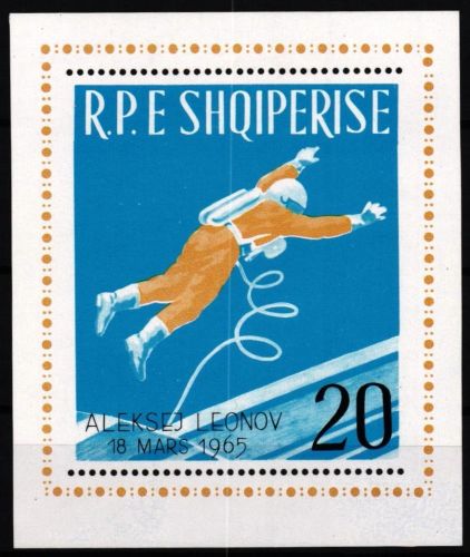 Albanien Block 29 postfrisch Raumfahrt #KC611