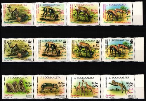 Somalia 432-443 postfrisch Wildtiere #NE828