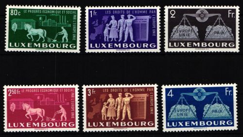 Luxemburg 478-483 postfrisch