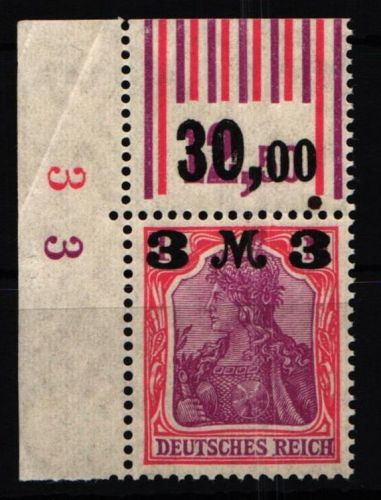 Deutsches Reich 155 I a W OR postfrisch 1´4´1/1´5´1 #NJ698
