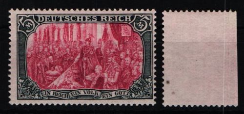 Deutsches Reich 81 A a postfrisch Attest Oechsner BPP #NJ736