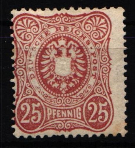 Deutsches Reich 43 b mit Falz geprüft Jäschke BPP, Zahnmangel #NJ776