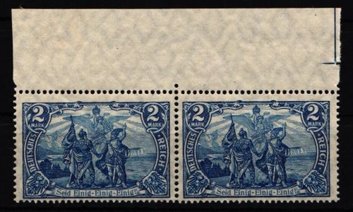 Deutsches Reich 95 A II postfrisch waagerechtes Paar vom Oberrand #NJ802
