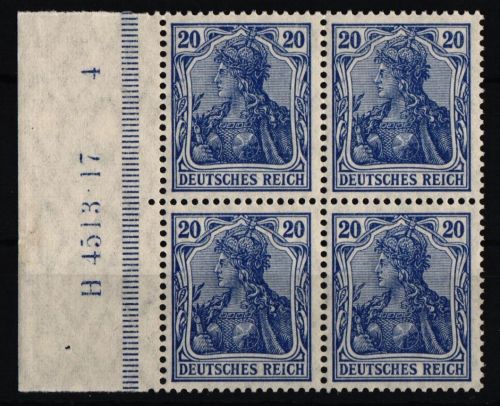 Deutsches Reich 87 II c HAN postfrisch H 4513.17, Befund Jäschke #NJ817