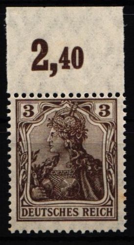 Deutsches Reich 84 II b P OR postfrisch geprüft Zenker BPP #NJ820