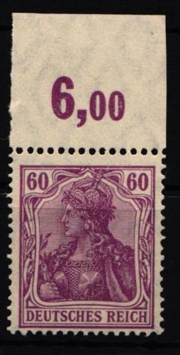 Deutsches Reich 92 II c P OR postfrisch geprüft Zenker BPP #NJ852
