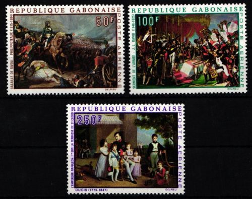 Gabun 330-332 postfrisch #NI597