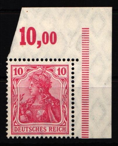 Deutsches Reich 86 I a P OR postfrisch Eckrand geprüft Oechsner BPP #NJ929