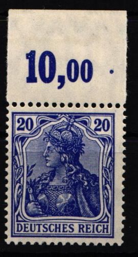 Deutsches Reich 87 I a P OR postfrisch geprüft Zenker BPP #NJ931