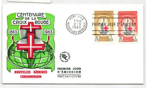 Neue Hebriden FDC 198-199 als Ersttagsbrief #NK418