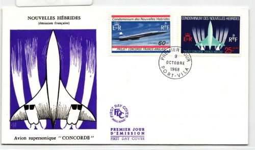 Neue Hebriden FDC 275-276 als Ersttagsbrief #NK427