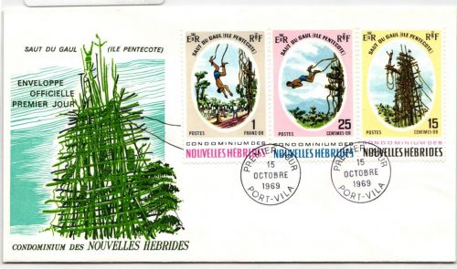 Neue Hebriden FDC 286-288 als Ersttagsbrief #NK430