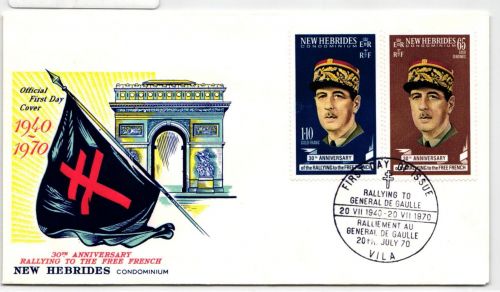 Neue Hebriden FDC 291-292 als Ersttagsbrief #NK432