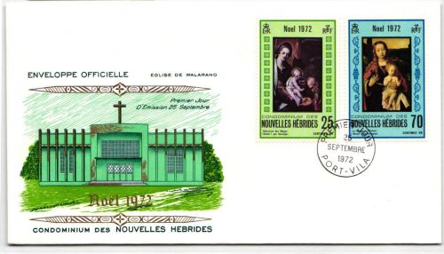 Neue Hebriden FDC 313-314 als Ersttagsbrief #NK440