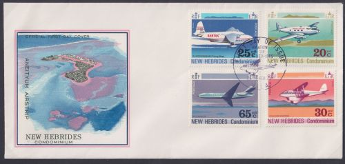 Neue Hebriden FDC 315-318 als Ersttagsbrief #NK441