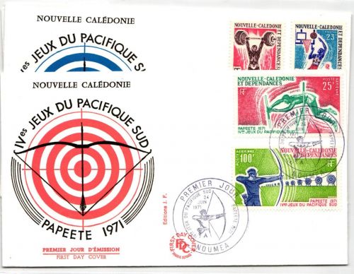 Neukaledonien FDC 503-506 als Ersttagsbrief #NK395