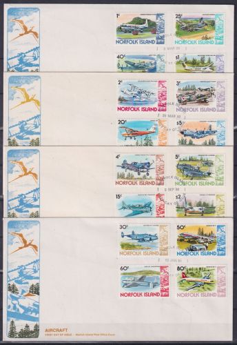 Norfolkinseln FDC 239-254 als Ersttagsbrief #NK458