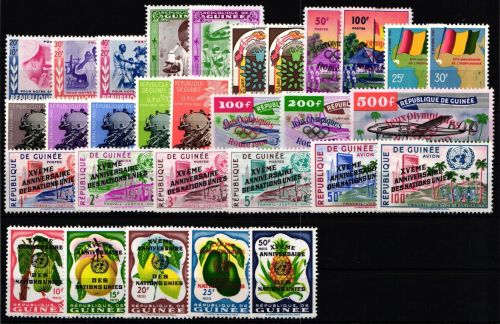 Guinea Jahrgang 1960 postfrisch