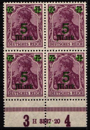 Deutsches Reich 156 II Ur-HAN postfrisch H 3337.20 #NL009