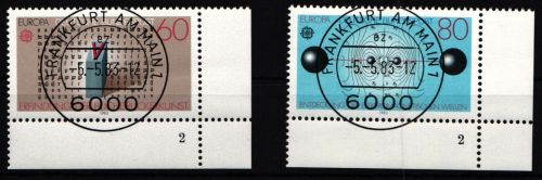BRD Bund 1175-1176 gestempelt mit Formnummer 2 #NO223