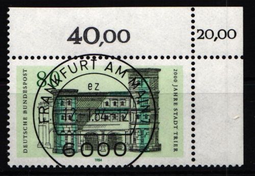 BRD Bund 1197 gestempelt KBWZ #NO232