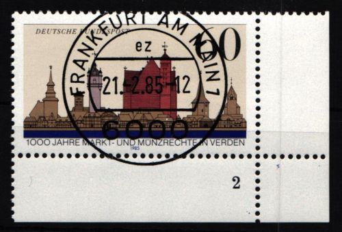 BRD Bund 1240 gestempelt mit Formnummer 2 #NO241