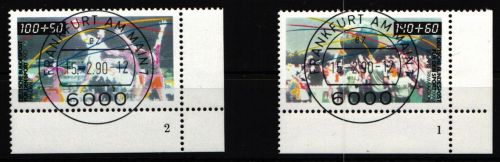 BRD Bund 1449-1950 gestempelt mit Formnummer 1/2 #NO304