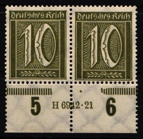 Deutsches Reich 178 HAN postfrisch H 6942.21 #NL235
