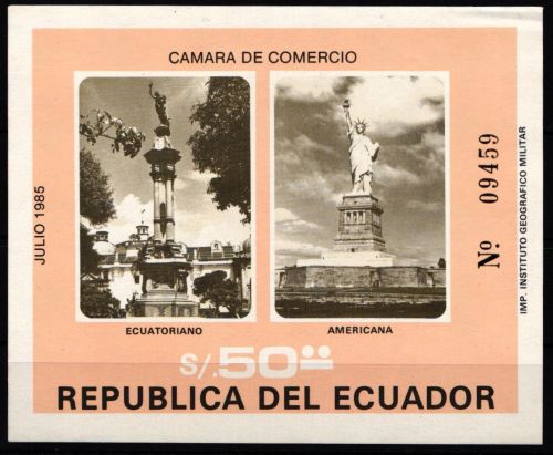 Ecuador Block 118 postfrisch #KP942