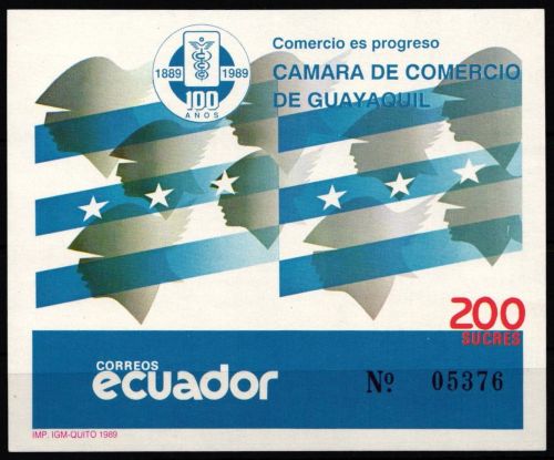 Ecuador Block 137 postfrisch #KP952