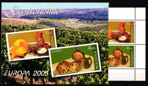 Moldawien Markenheftchen mit 511-512 gestempelt Cept 2005 #NF682