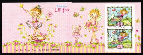 Schweiz MH 0-157 mit 2121 gestempelt mit ESST, Prinzessin Lillifee #NF728