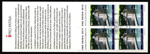 Schweiz MH 0-169 mit 2249 + 2252 gestempelt mit ESST, Pro Patria #NF739