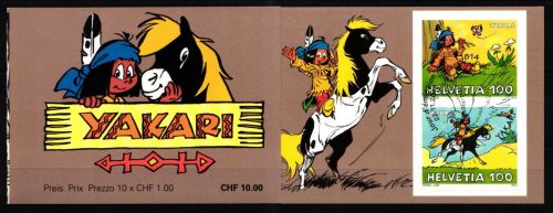 Schweiz MH 0-171 mit 2270-2278 gestempelt mit ESST, Yakari #NF741