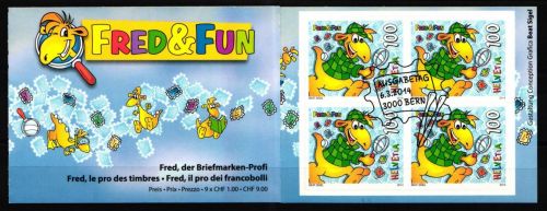 Schweiz MH 0-176 mit 2337 gestempelt mit ESST, Fred & Fun #NF746