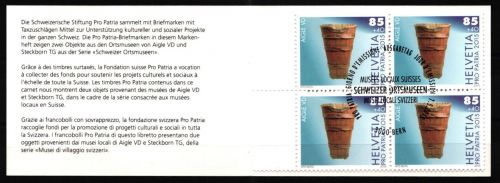 Schweiz MH 0-180 mit 2397 + 2400 gestempelt mit ESST, Pro Patria #NF750