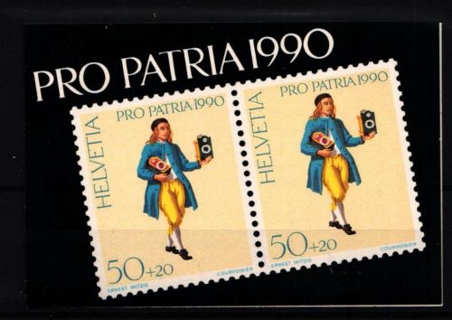 Schweiz MH 0-87 mit 1418 mit Erstagssonderstempel, Pro Patria #NF581