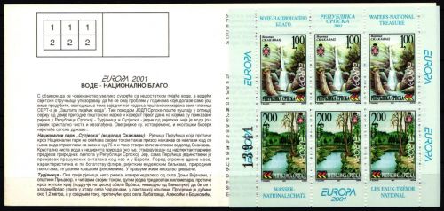 Bosnien und Herz. serb. Rep. 200-201 postfrisch Markenheftchen, Cept 2001 #NF648