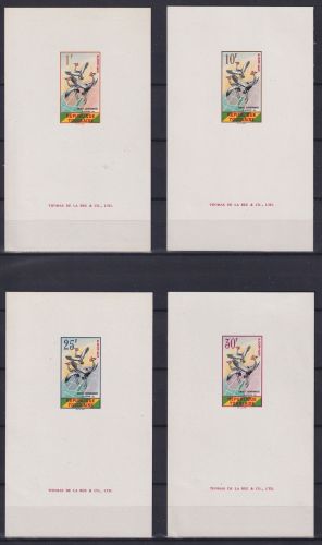Togo 304-307 postfrisch als Epreuve de Luxe/ EdL, Vögel #NF402