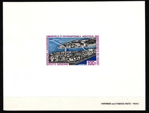 Niger 158 postfrisch als Epreuve de Luxe/ EdL #NF416